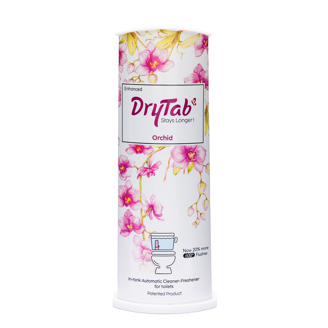 DryTab Orchid 🌸 Automatic Toilet Bowl Cleaner-Freshener