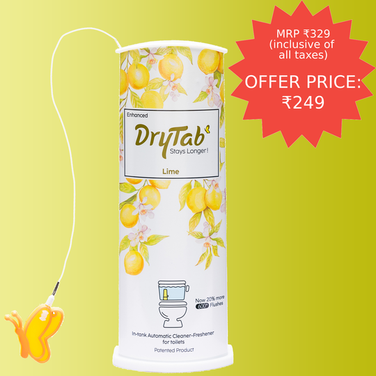 DryTab Lime 🍋 Automatic Toilet Bowl Cleaner-Freshener