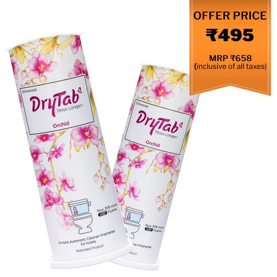 DryTab Combo Orchid 🌸🌸 Automatic Toilet Bowl Cleaner-Freshener