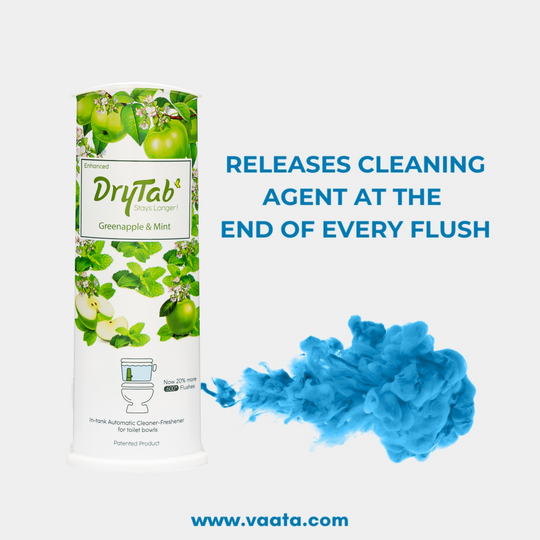 DryTab Combo Greenapple with Mint🍏🍏 Automatic Toilet Bowl Cleaner-Freshener