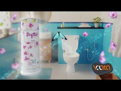 DryTab In-tank Automatic Cleaner-Freshener for toilet bowl - Orchid 🌸 Fragrance (180g Pack of 1 unit)